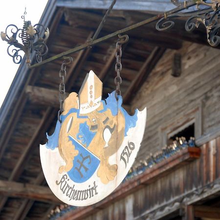 Hotel & Gourmetwirtshaus Kirchenwirt Seit 1326 Leogang Buitenkant foto